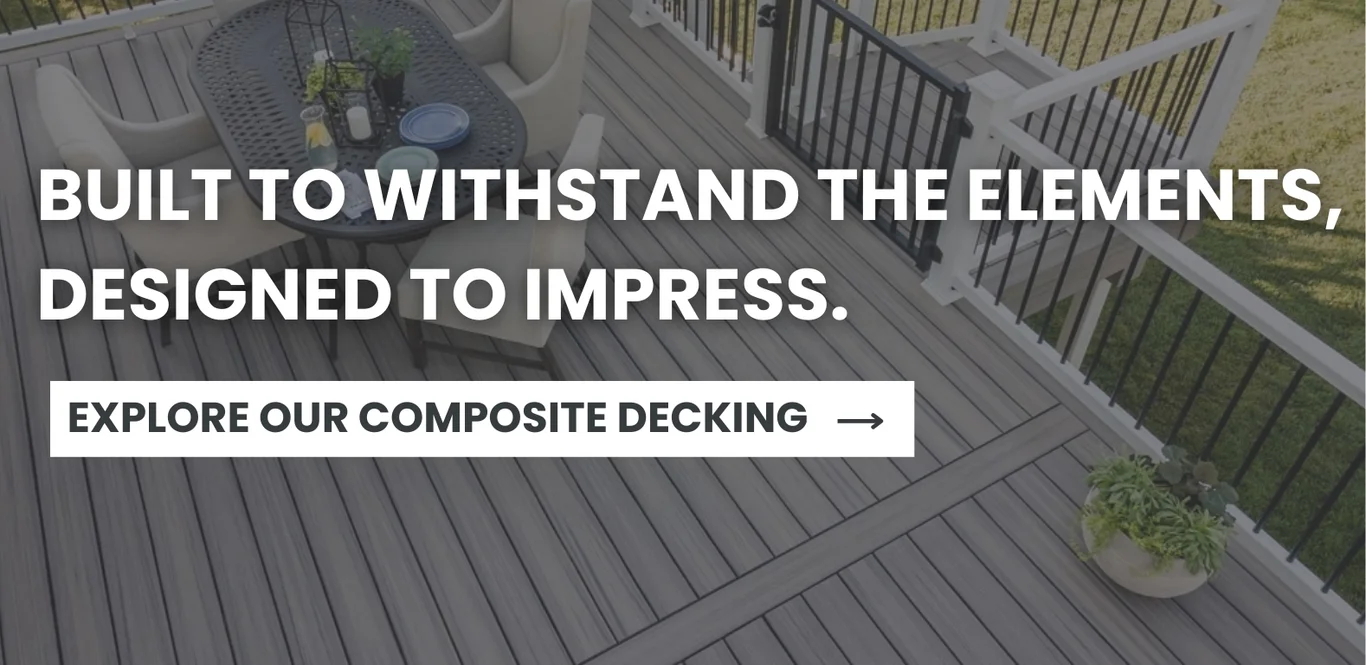 Built to withstand the elements, designed to impress. Explore our composite decking.